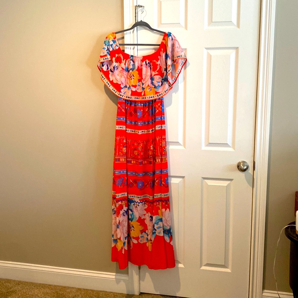 Jealous Tomato colorful maxi dress M